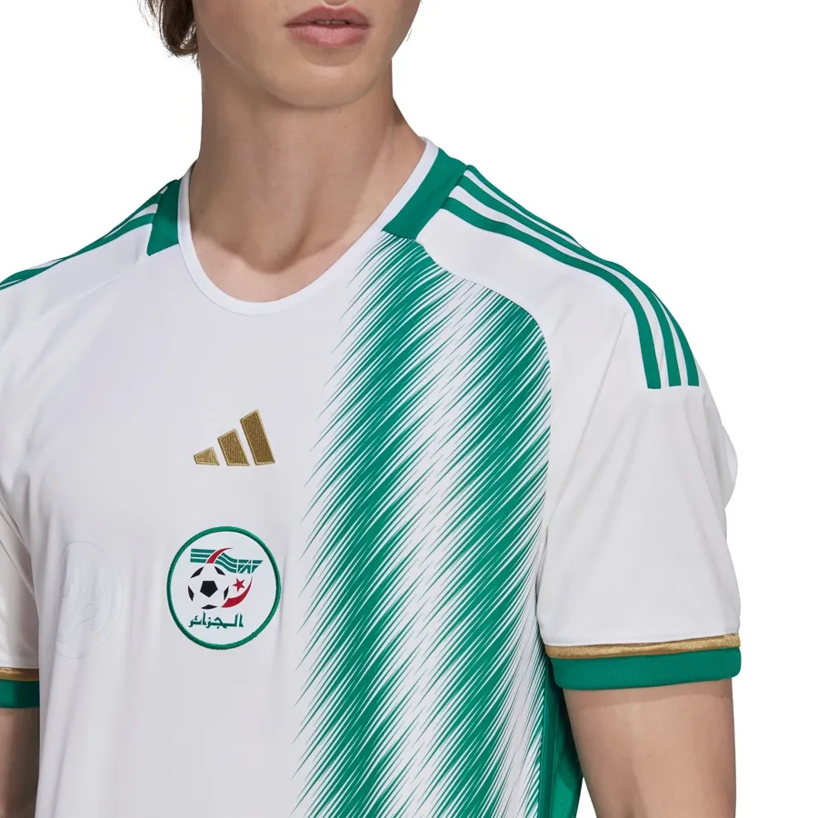 Imagen 4 de 6 de Camiseta adidas Titular Argelia 22-BLANCO/VERDE