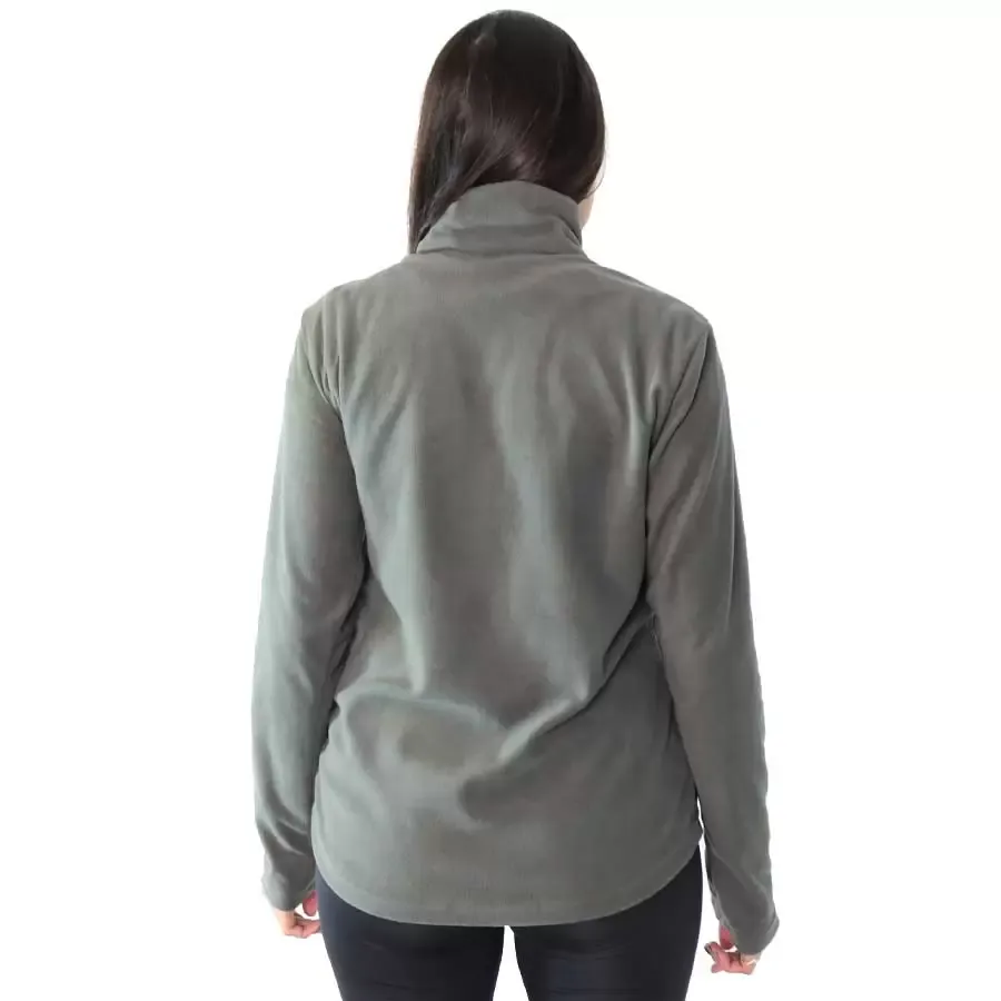 Imagen 2 de 3 de Buzo Kamp Micropolar Medio Cierre Dama-VERDE