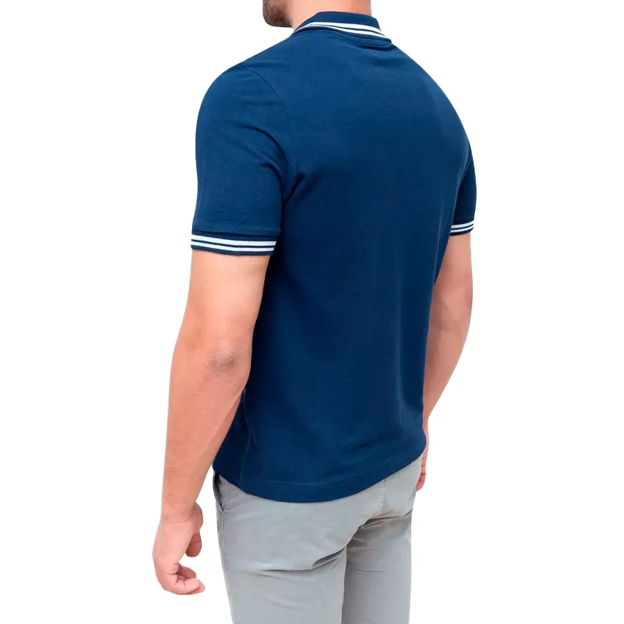 Imagen 2 de 3 de Remera Kappa Maltax 5 Mss-MARINO/BLANCO