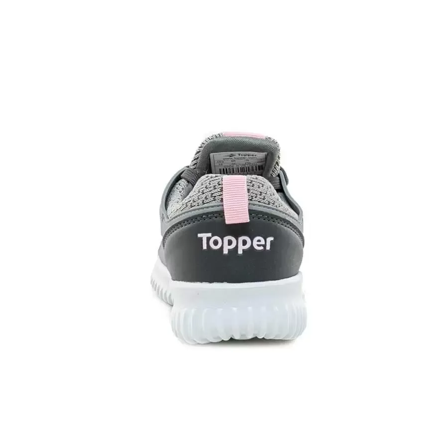 Imagen 1 de 4 de Zapatillas Topper Mamba-GRIS/ROSA