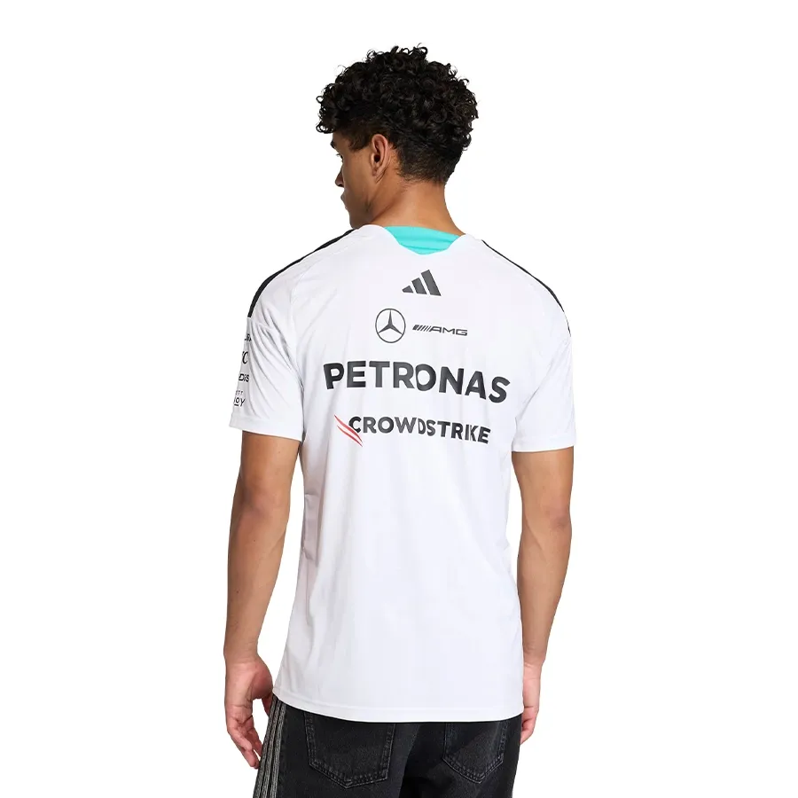 Imagen 2 de 6 de Remera adidas de Piloto Mercedes - Amg Petronas Formula 1 Team-BLANCO