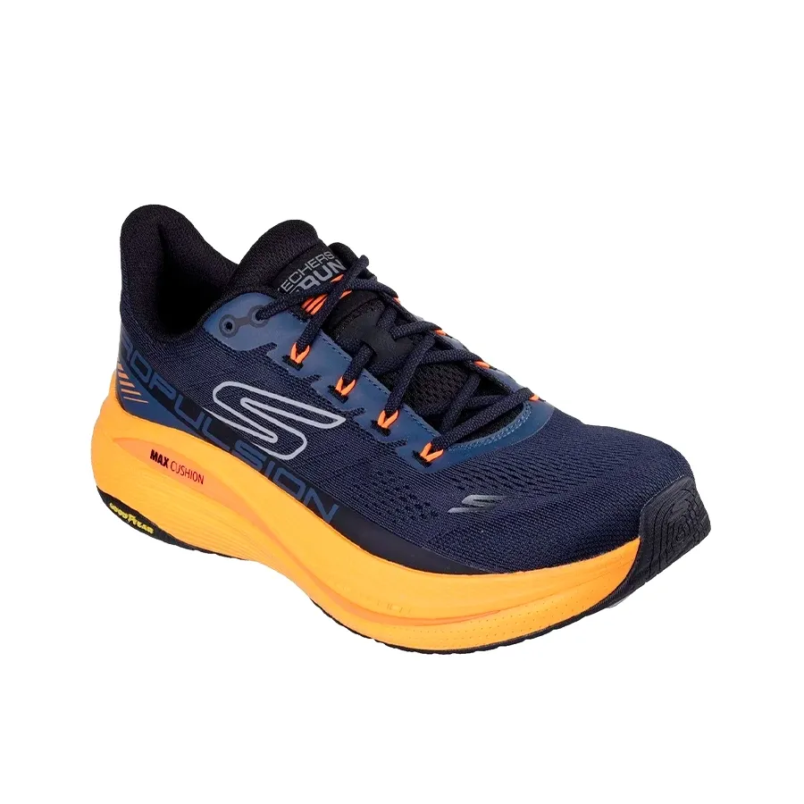 Imagen 1 de 5 de Zapatillas Skechers Max Cushioning Propulsion-MARINO/NARANJA
