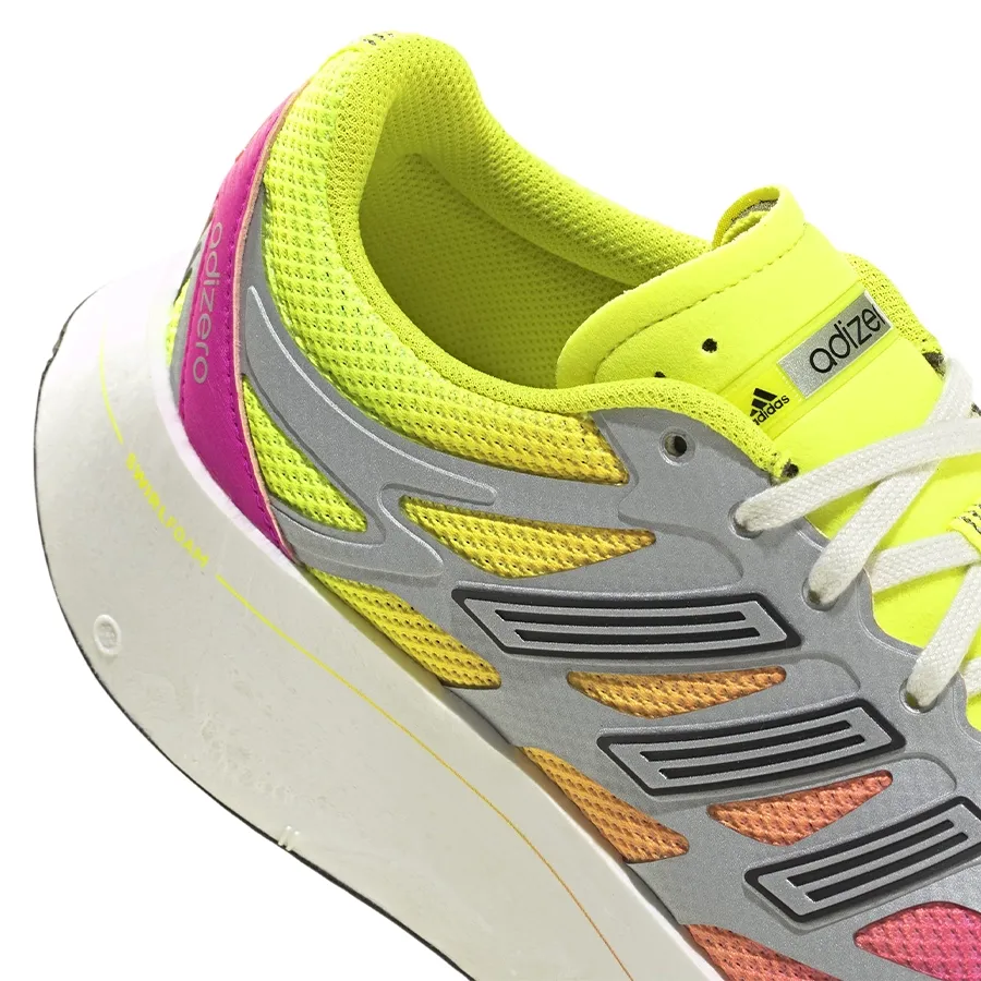 Imagen 6 de 8 de Zapatillas adidas Adizero Aruku-AMARILLO FLUOR/FUCSIA/GRIS