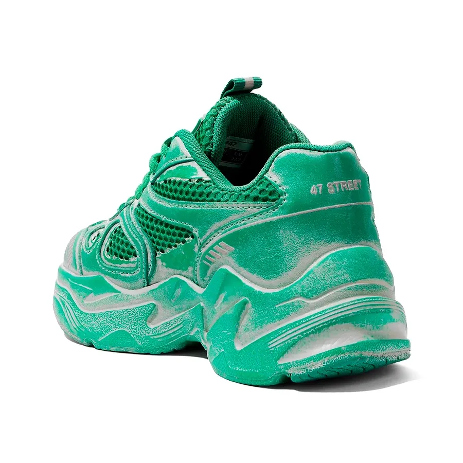 Imagen 2 de 5 de Zapatillas 47 Street Washed-VERDE/BLANCO