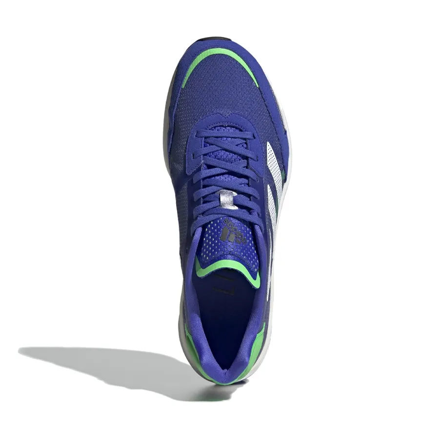 Imagen 2 de 7 de Zapatillas adidas Adizero Boston 10 M-AZUL/VERDE/BLANCO