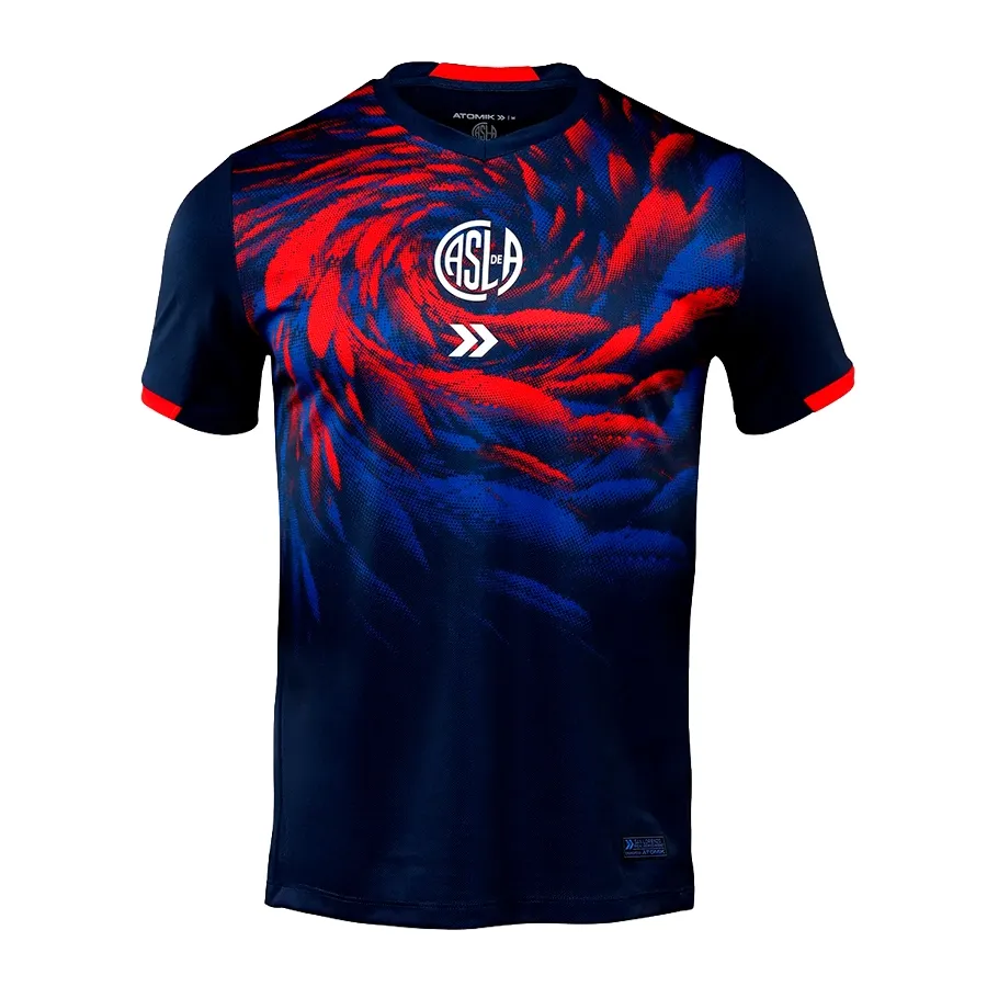 Imagen 0 de 4 de Camiseta Atomik San Lorenzo Pre Match 25-AZUL/ROJO