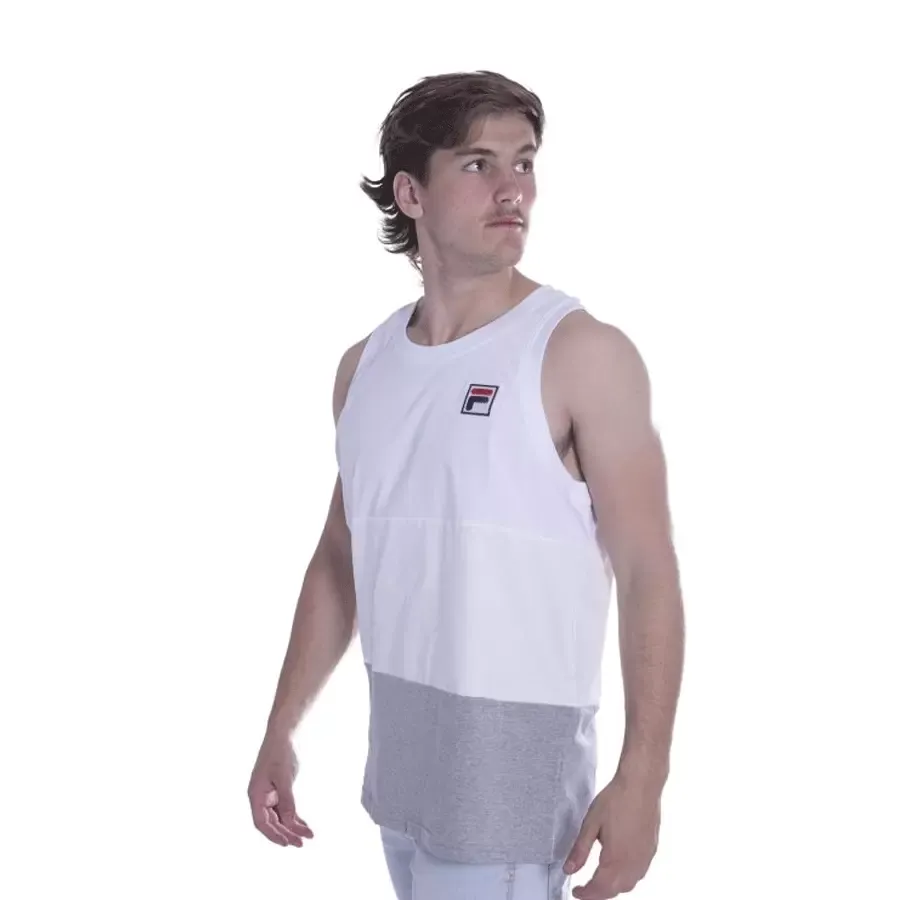 Imagen 1 de 4 de Remera Fila Over Block-BLANCO/NATURAL