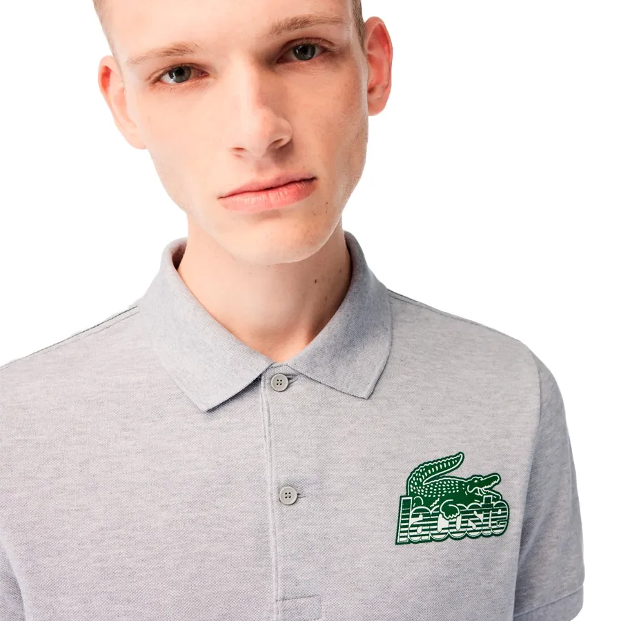 Imagen 2 de 3 de Remera Lacoste -GRIS
