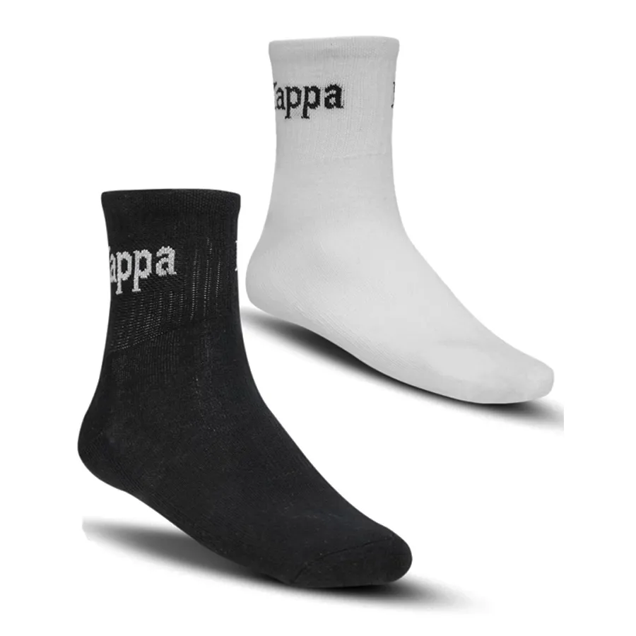Imagen 0 de 1 de Medias Kappa Authentic Lyis Pack x2-BLANCO/NEGRO