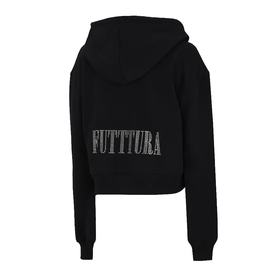 Imagen 1 de 4 de Campera Under Armour Tini Crop-NEGRO