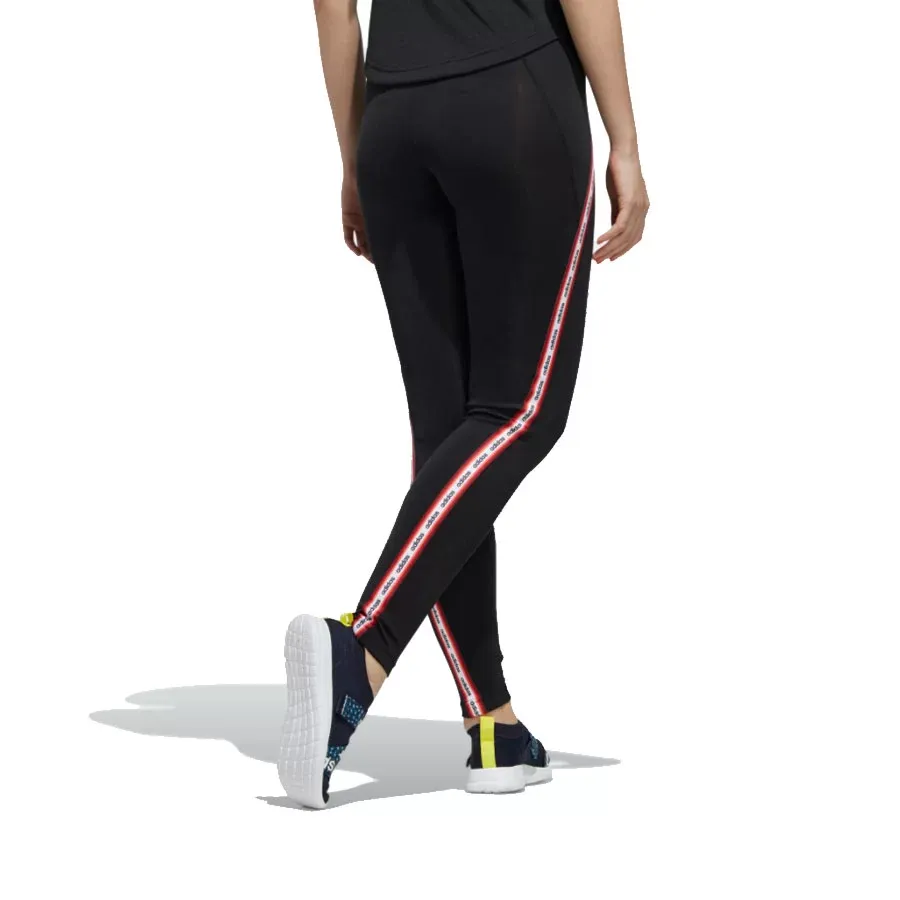 Imagen 3 de 6 de Calza adidas Brilliant Basics Farm Rio-NEGRO/BLANCO/ROJO