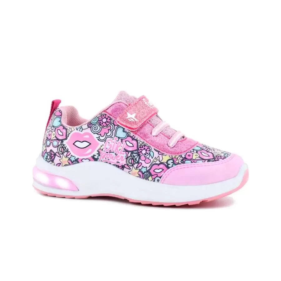 Imagen 0 de 4 de Zapatillas Footy Inyectada C/Luz-ROSA