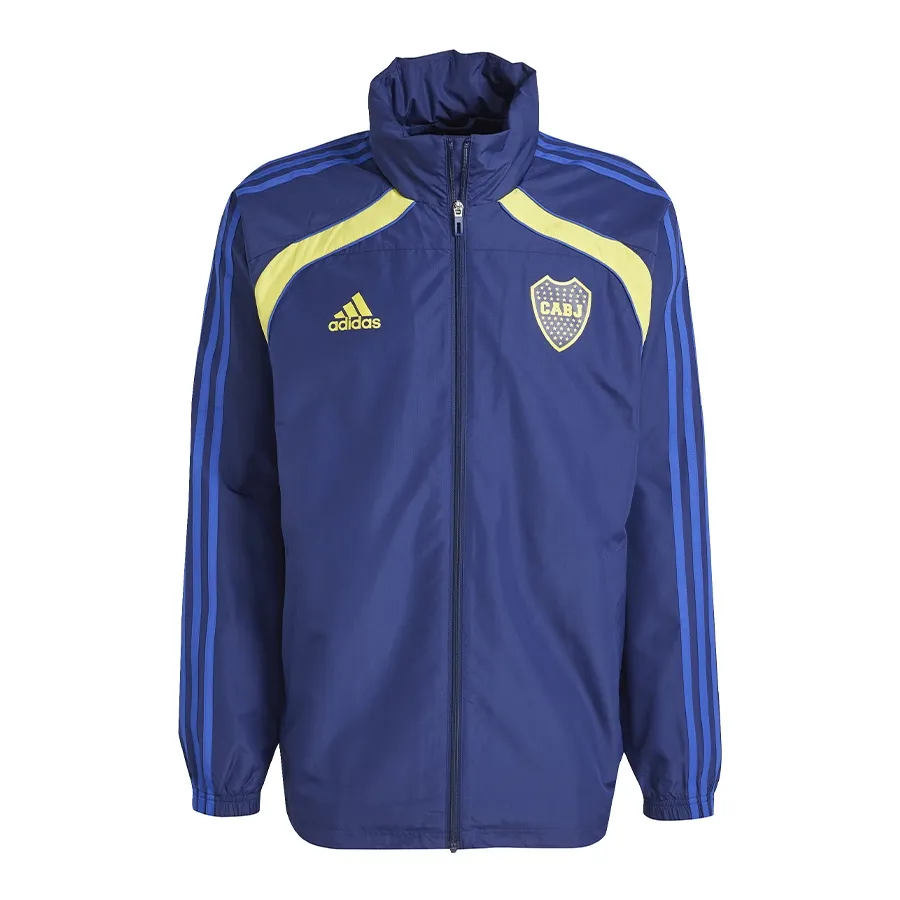 Imagen 2 de 5 de Campera adidas Rompevientos UBP Boca Juniors-AZUL/AMARILLO
