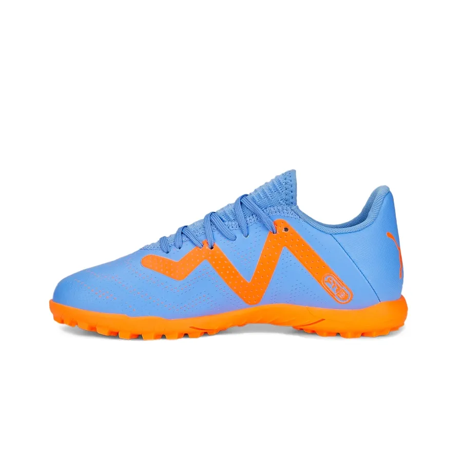 Imagen 2 de 5 de Botines Puma Future Play Tt Jr-AZUL/NARANJA FLUOR