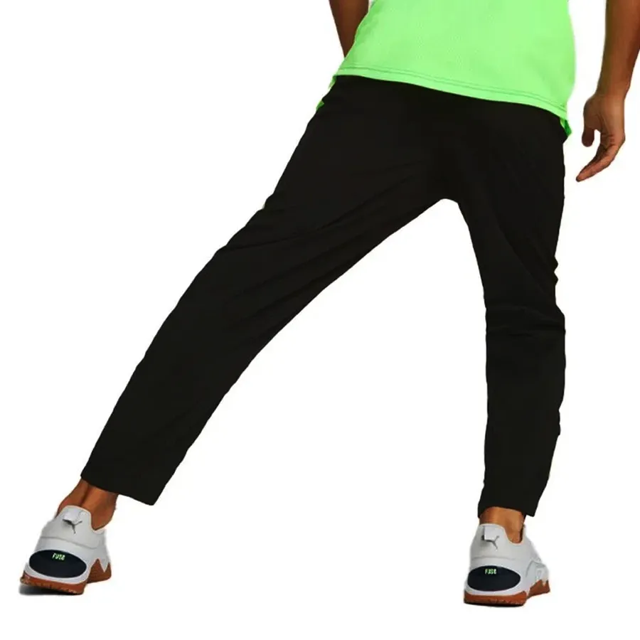 Imagen 3 de 6 de Pantalón Puma Fit Woven Jogger-NEGRO/VERDE FLUOR