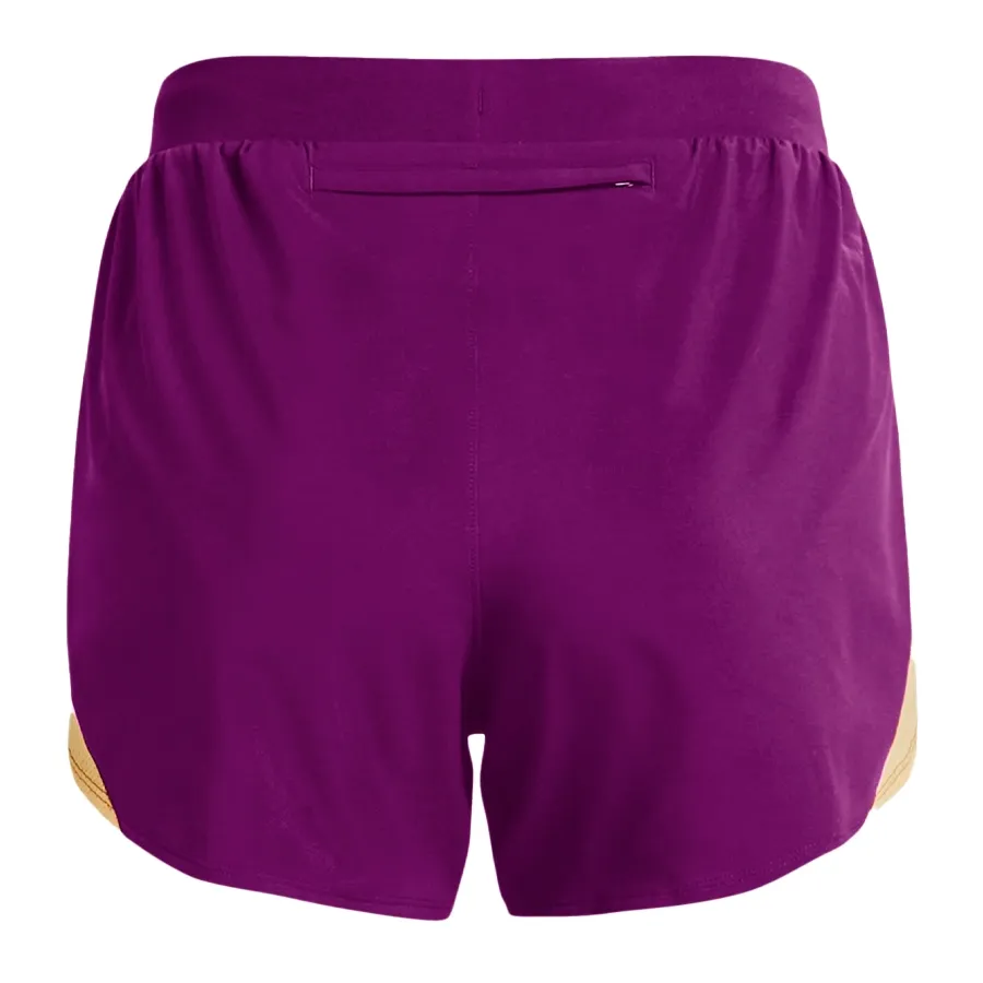 Imagen 1 de 10 de Shorts Under Armour Fly By Elite-VIOLETA/NARANJA