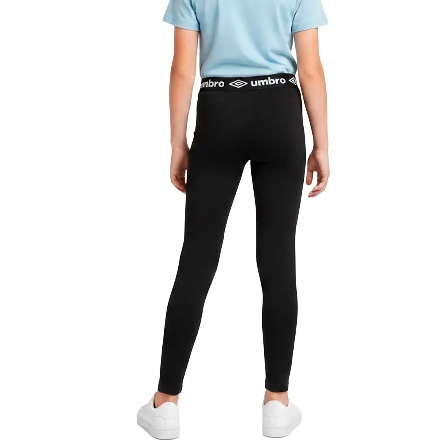 Imagen 1 de 6 de Calza Umbro Kids Térmica-NEGRO/BLANCO