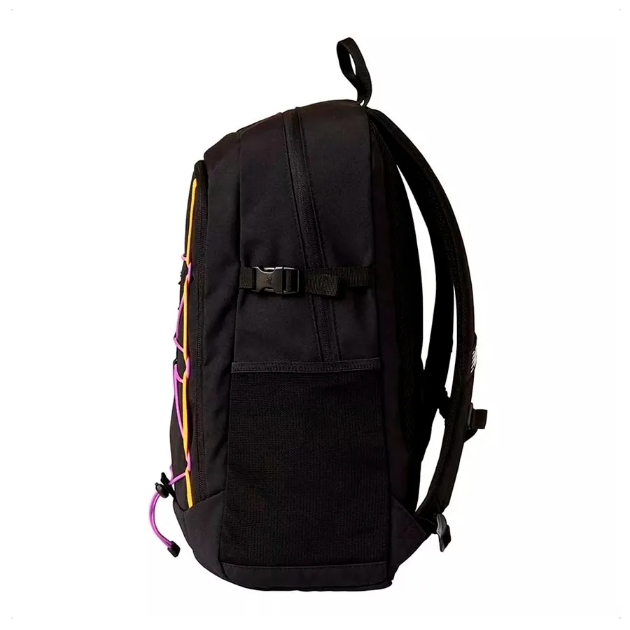 Imagen 2 de 6 de Mochila New Balance Bungee-NEGRO/AMARILLO/VIOLETA