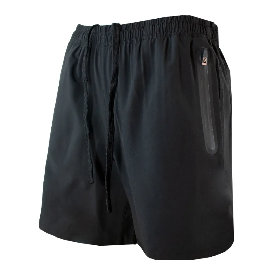 Imagen 1 de 3 de Kamp Shorts  Deportivo Bolsillos Termosellados-NEGRO