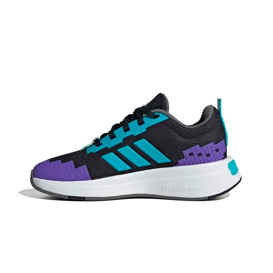 Imagen 3 de 8 de Zapatillas adidas Minecraft Pro J-NEGRO/TURQUESA/VIOLETA