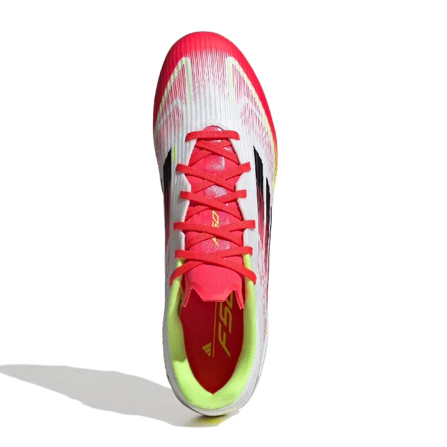 Imagen 3 de 7 de Botines adidas F50 League Fg-BLANCO/AMARILLO FLUOR/ROJO