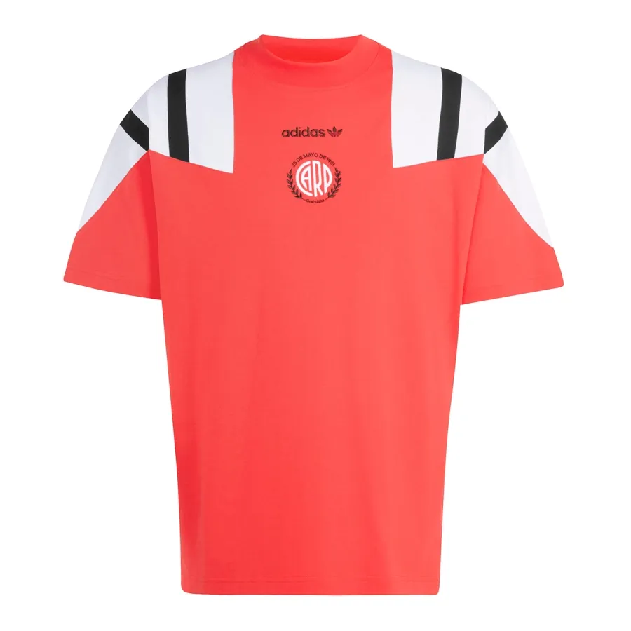 Imagen 2 de 5 de Camiseta adidas originals Eqt River Plate-ROJO/BLANCO/NEGRO