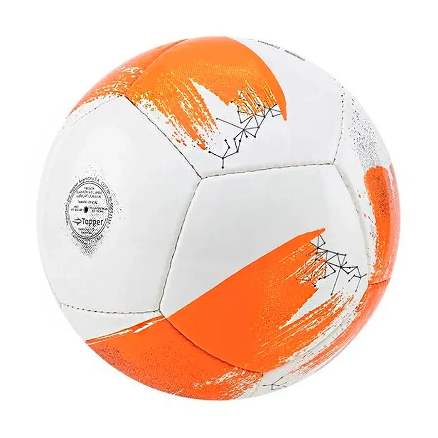 Imagen 1 de 2 de Pelota Topper Ultimate V-BLANCO/NARANJA