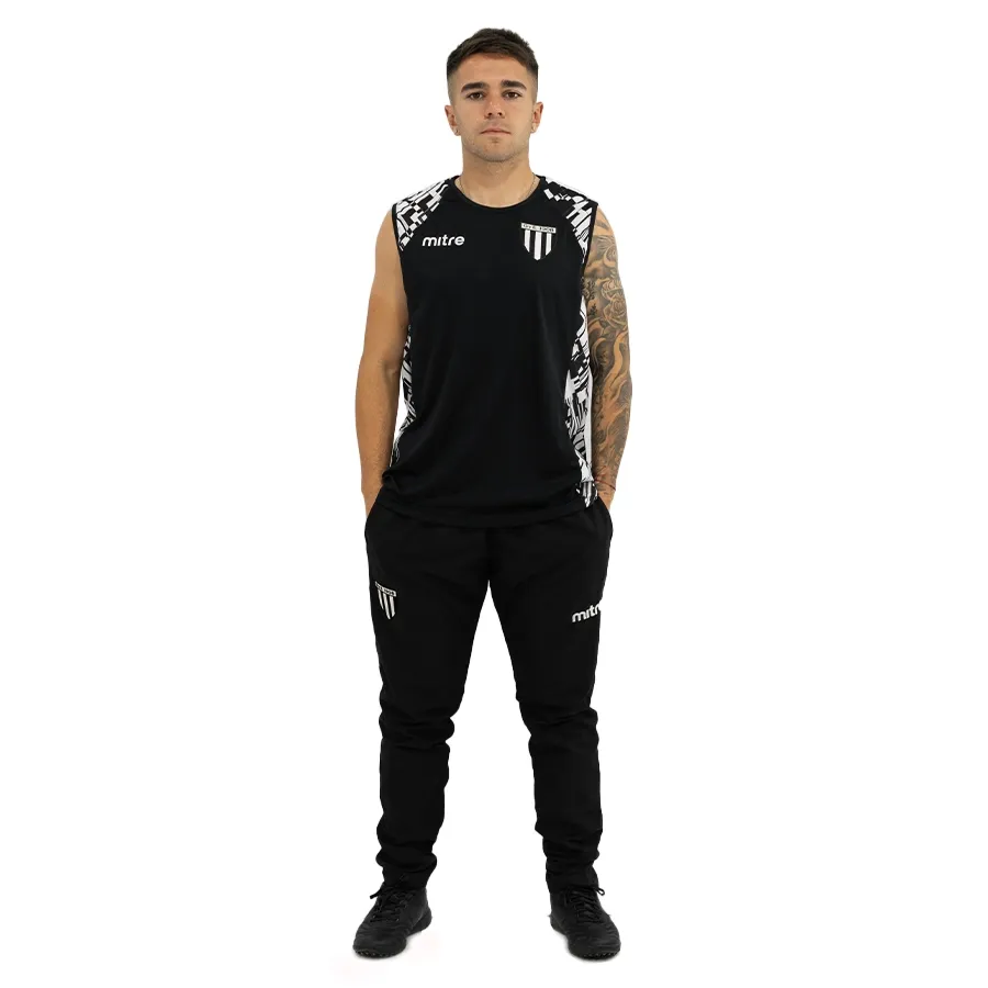 Imagen 0 de 8 de Musculosa Mitre Vardy Gimnasia y Esgrima-NEGRO/BLANCO
