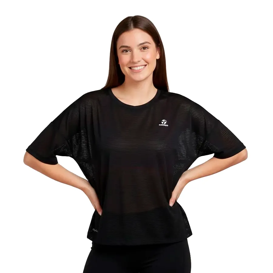 Imagen 0 de 3 de Remera Topper Training Light ll-NEGRO