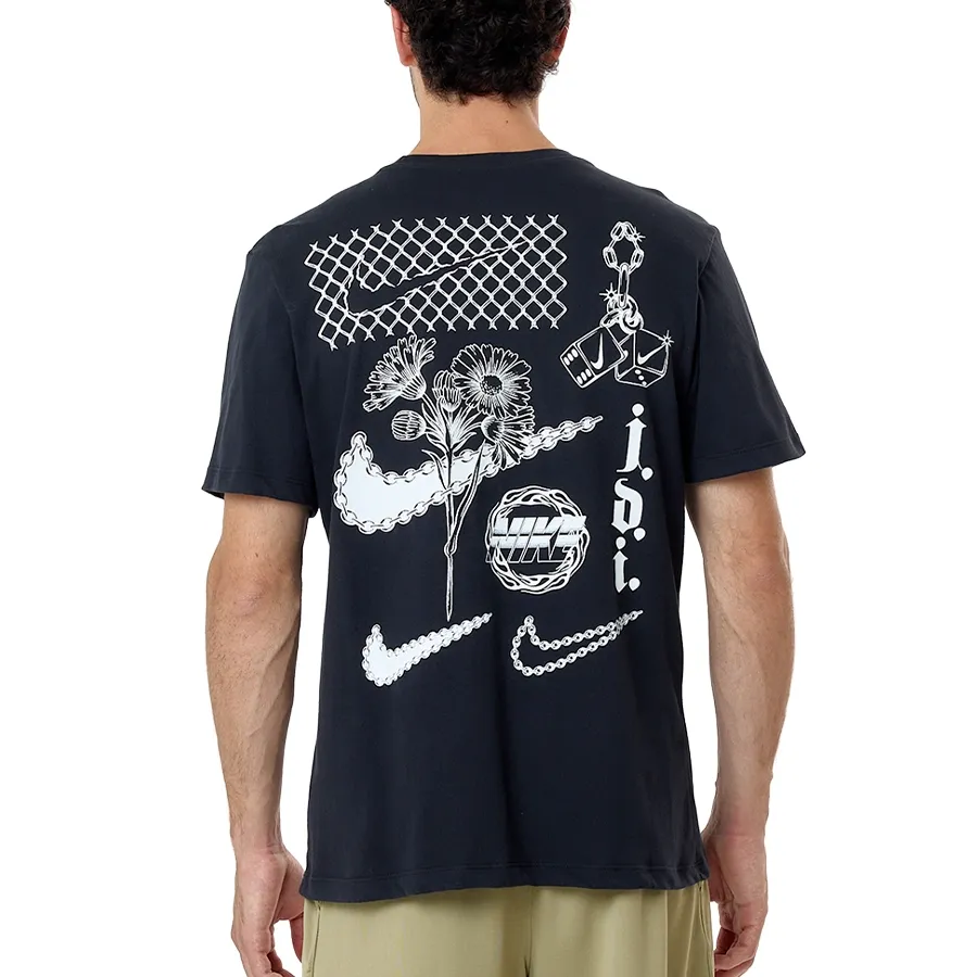 Imagen 1 de 3 de Remera Nike Entrenamiento Dri-Fit 3-NEGRO/BLANCO