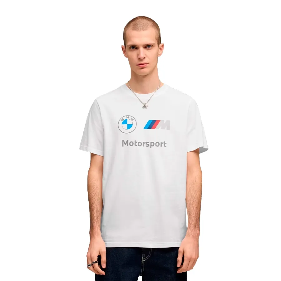 Imagen 0 de 4 de Remera Puma Bmw Mms Essentials Logo-BLANCO
