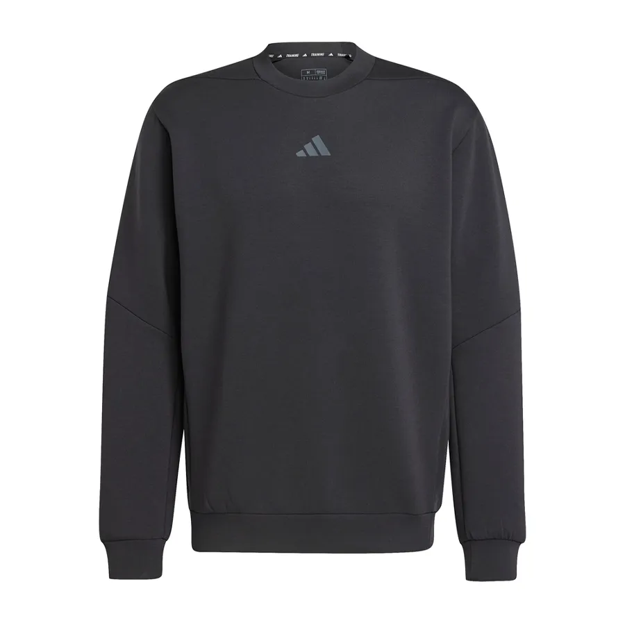 Imagen 2 de 5 de Buzo adidas D4t Crew Sweats-NEGRO
