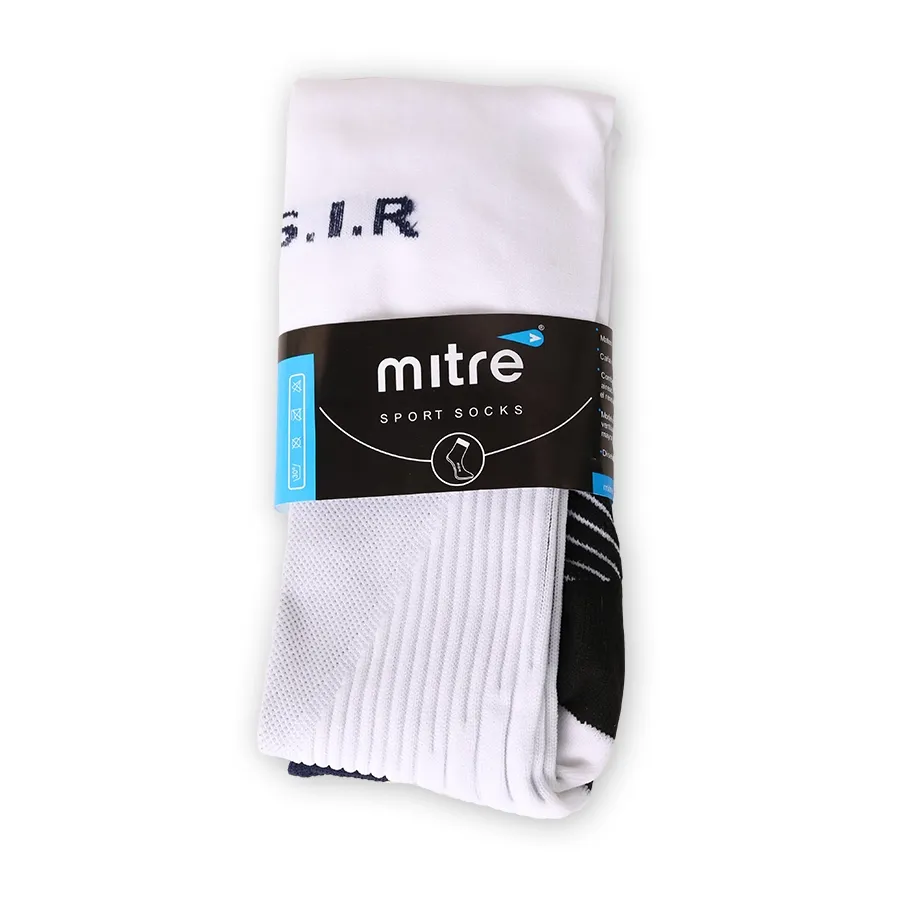 Imagen 0 de 3 de Medias Mitre Match Socks de Independiente Rivadavia-BLANCO/MARINO