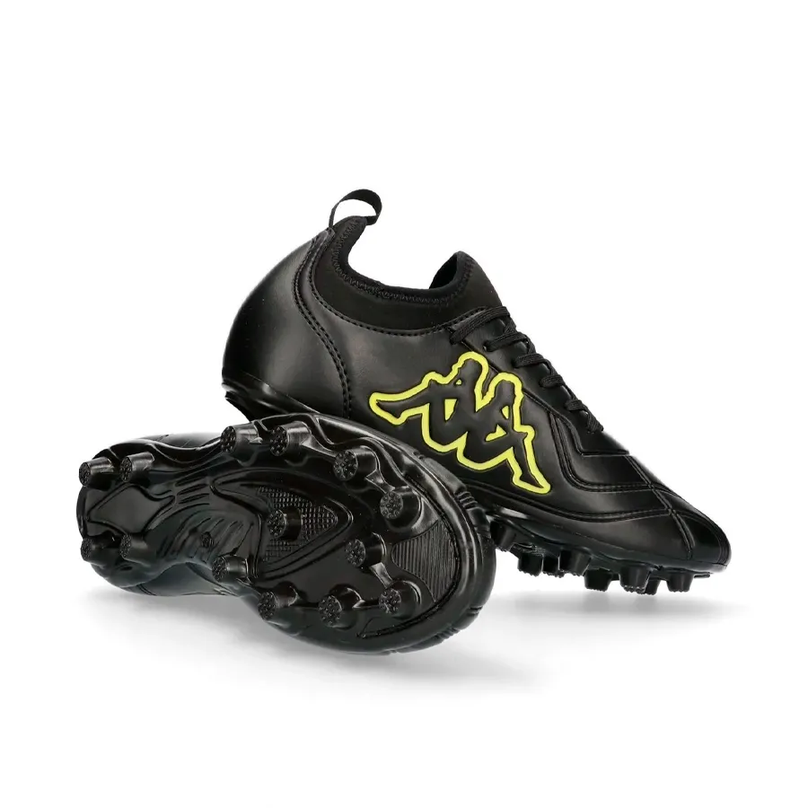 Imagen 3 de 5 de Botines Kappa Veloce Fg-NEGRO/AMARILLO