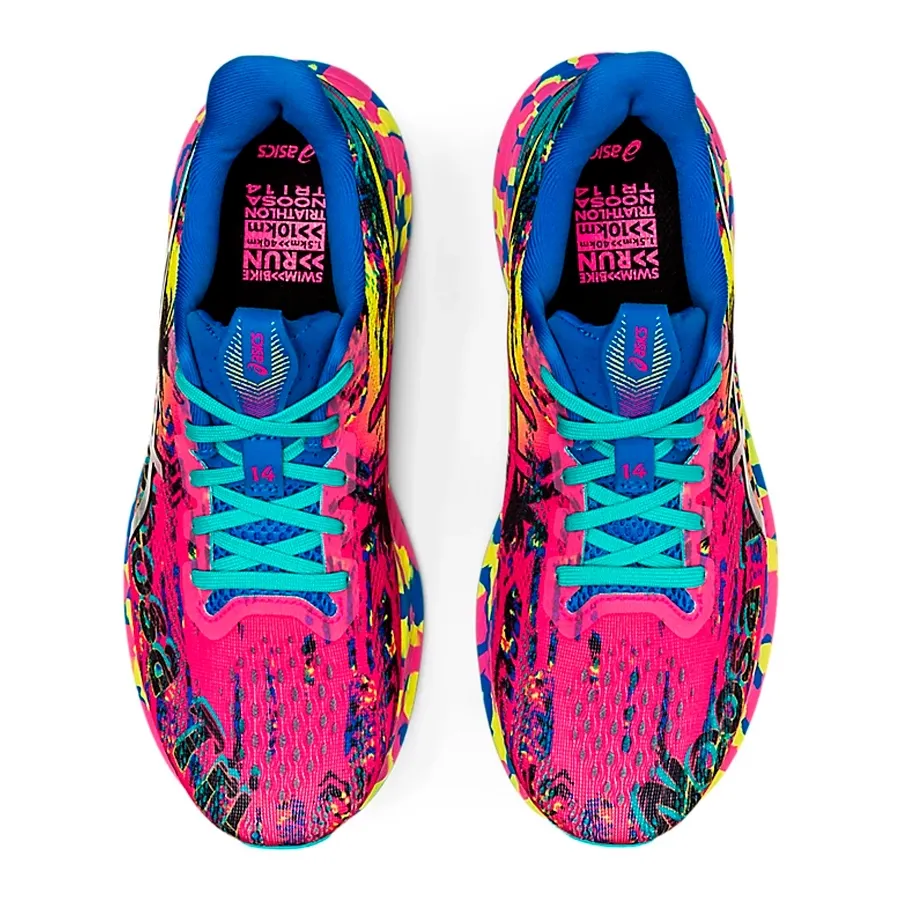 Imagen 5 de 7 de Zapatillas Asics Noosa Tri 14-FUCSIA/AZUL/AMARILLO