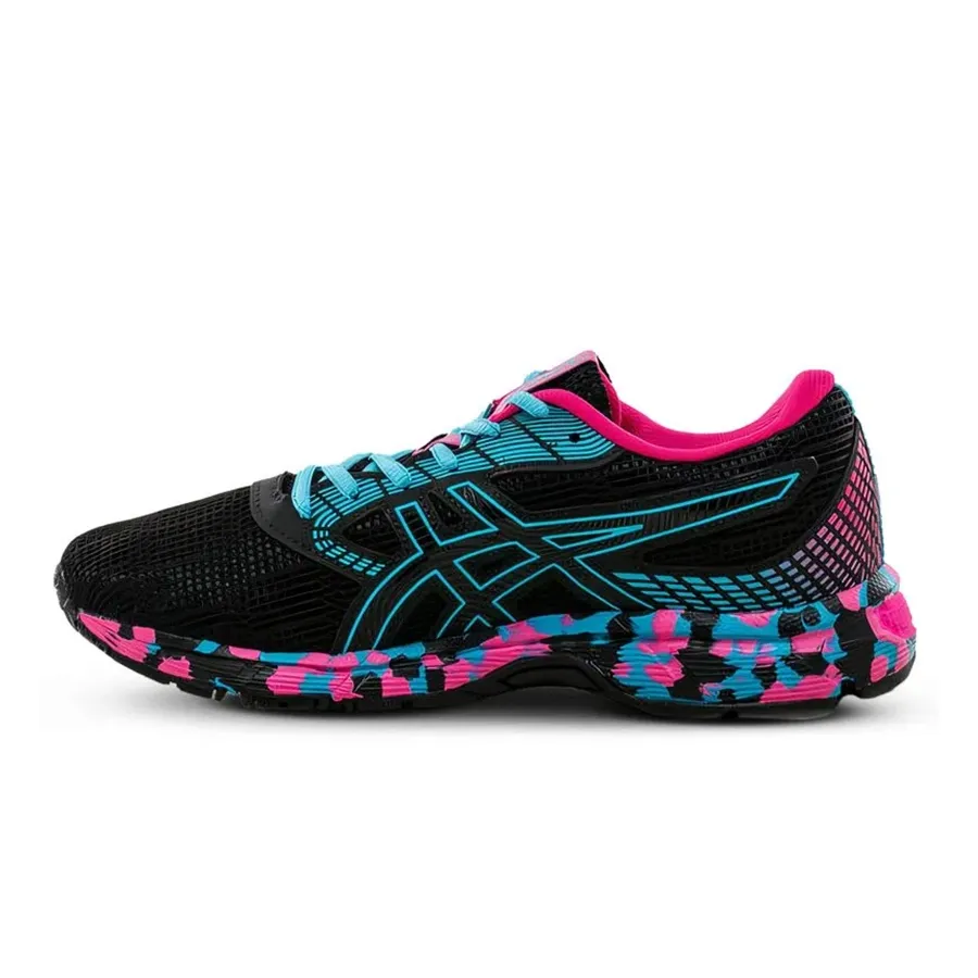 Imagen 2 de 5 de Zapatillas Asics Gel-Impression 11-NEGRO/TURQUESA/FUCSIA