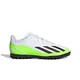 botines-adidas-x-crazyfast-4-tf-j-BLANCO/VERDE FLUOR/NEGRO
