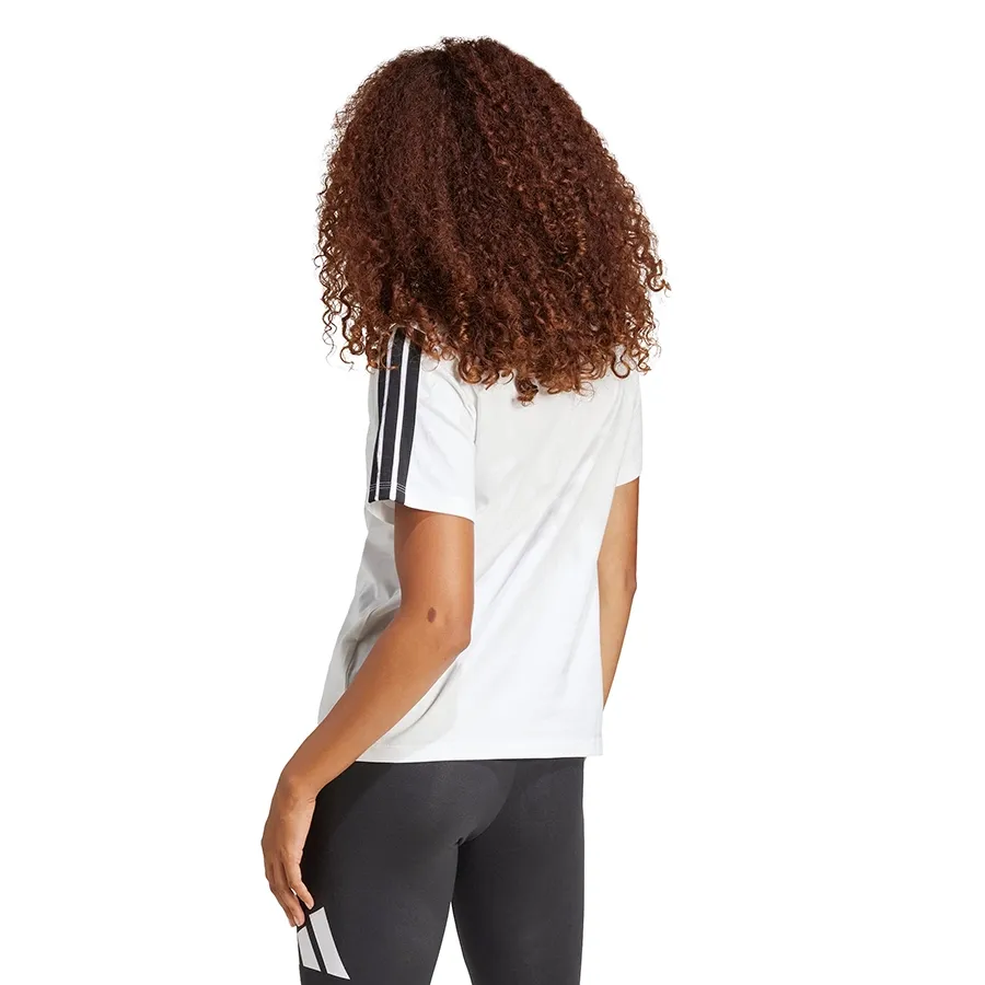 Imagen 1 de 4 de Remera adidas Essentials 3 Stripes-BLANCO