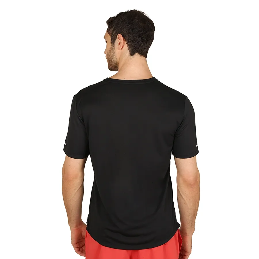 Imagen 1 de 3 de Remera Nike Dri-Fit Miler Wild Run-NEGRO/BLANCO