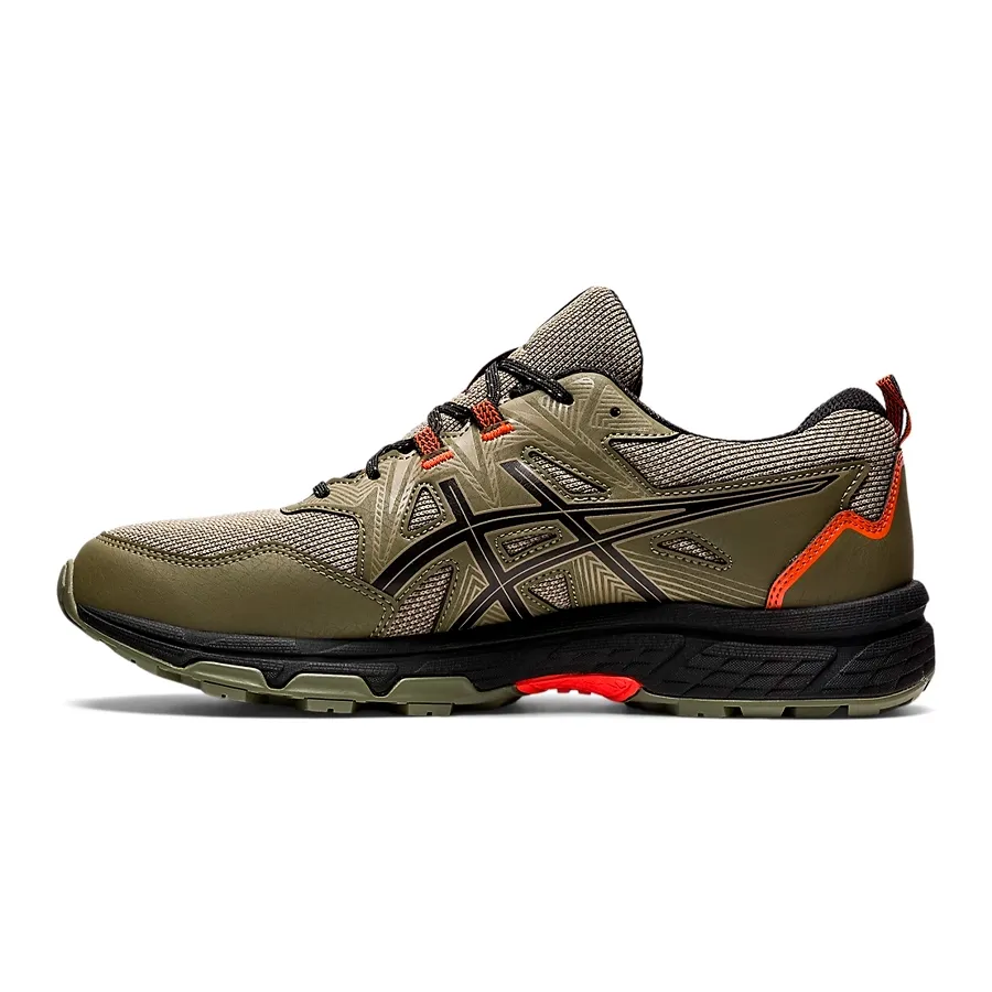 Imagen 3 de 7 de Zapatillas Asics Gel Venture 8-VERDE MILITAR/NEGRO/NARANJA