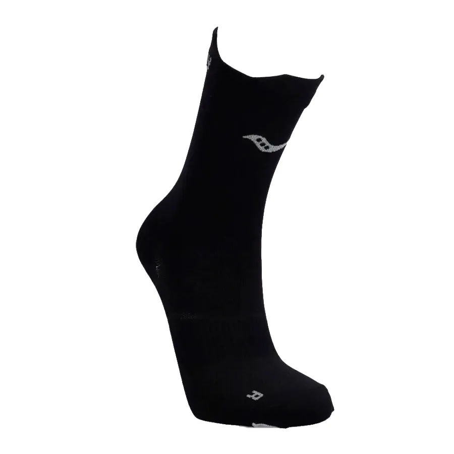 Imagen 2 de 5 de Medias Saucony Elite Crew-BLANCO/NEGRO