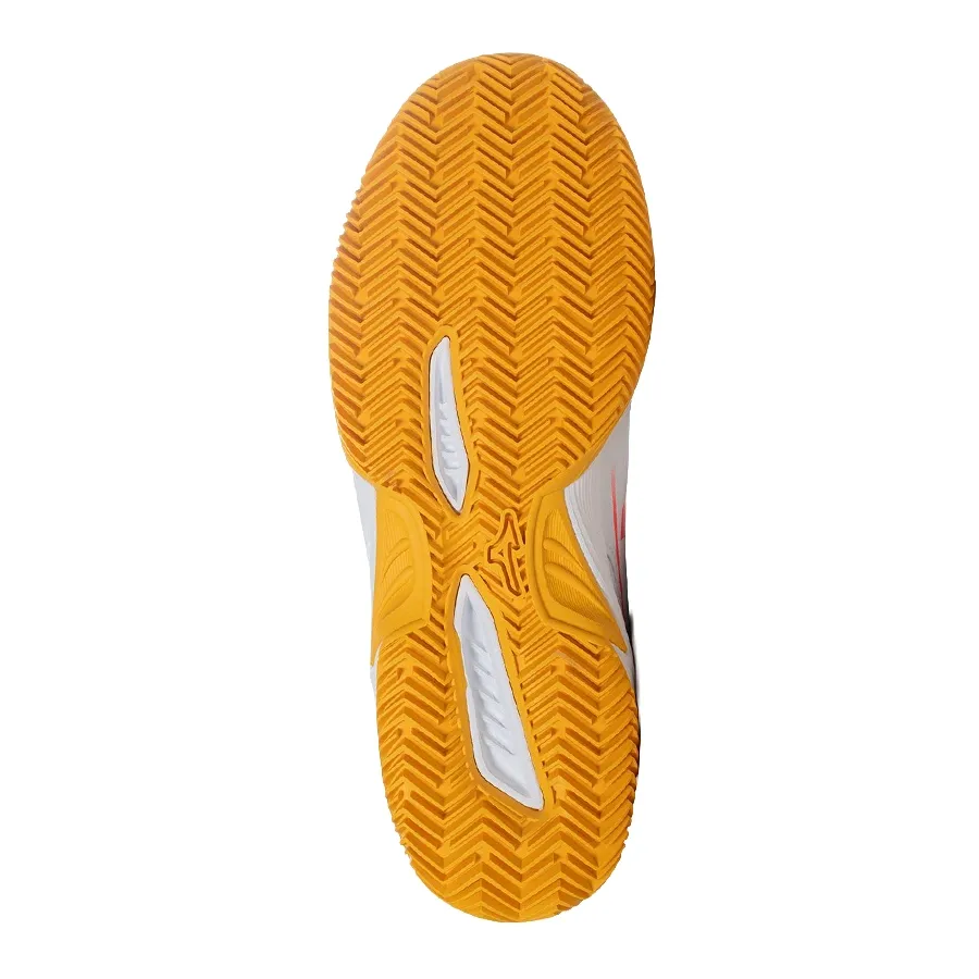 Imagen 3 de 5 de Zapatillas Mizuno Break Short 5cc-BLANCO/CORAL/NEGRO