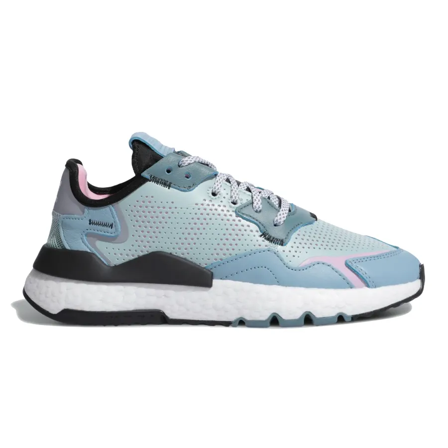 Imagen 3 de 5 de Zapatillas adidas originals Nite Jogger-AQUA/CELESTE/NEGRO