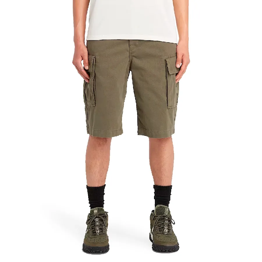 Imagen 0 de 3 de Timberland Shorts  Twill Cargo-VERDE MILITAR