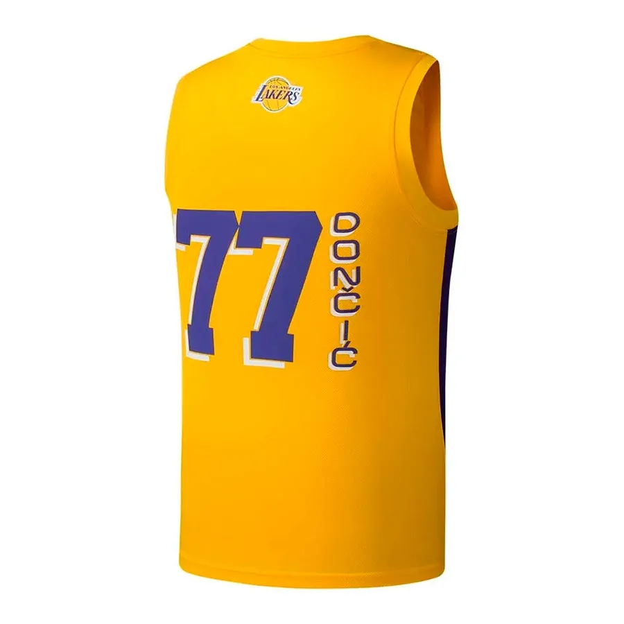 Imagen 1 de 4 de Musculosa Nba Tank Top Lakers Luka-AMARILLO/MORADO
