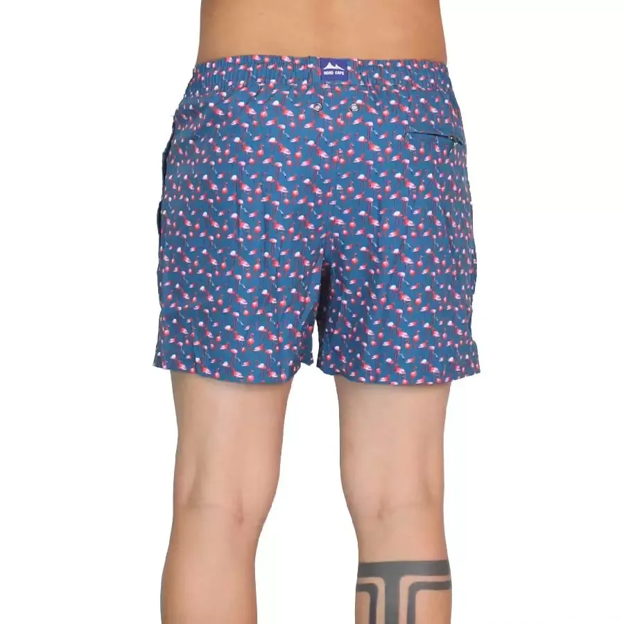 Imagen 2 de 3 de Nord Cape Short De Baño  Estamp Boracay-PETROLEO/ROJO