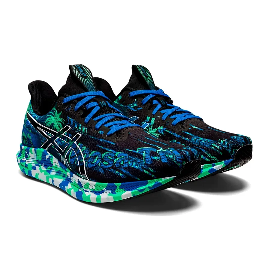 Imagen 1 de 5 de Zapatillas Asics Noosa 14 Tri Standard-NEGRO/AZUL/VERDE AGUA