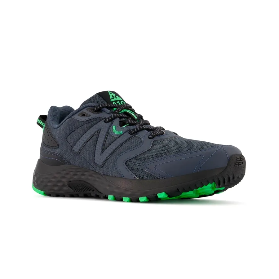 Imagen 2 de 5 de Zapatillas New Balance 410v7-MARINO/VERDE FLUOR