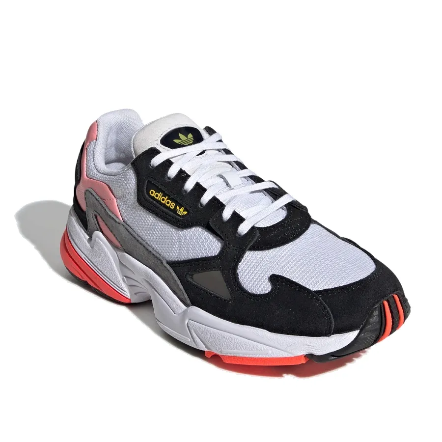 Imagen 3 de 5 de Zapatillas adidas originals Falcon W-BLANCO/NEGRO/ROSA