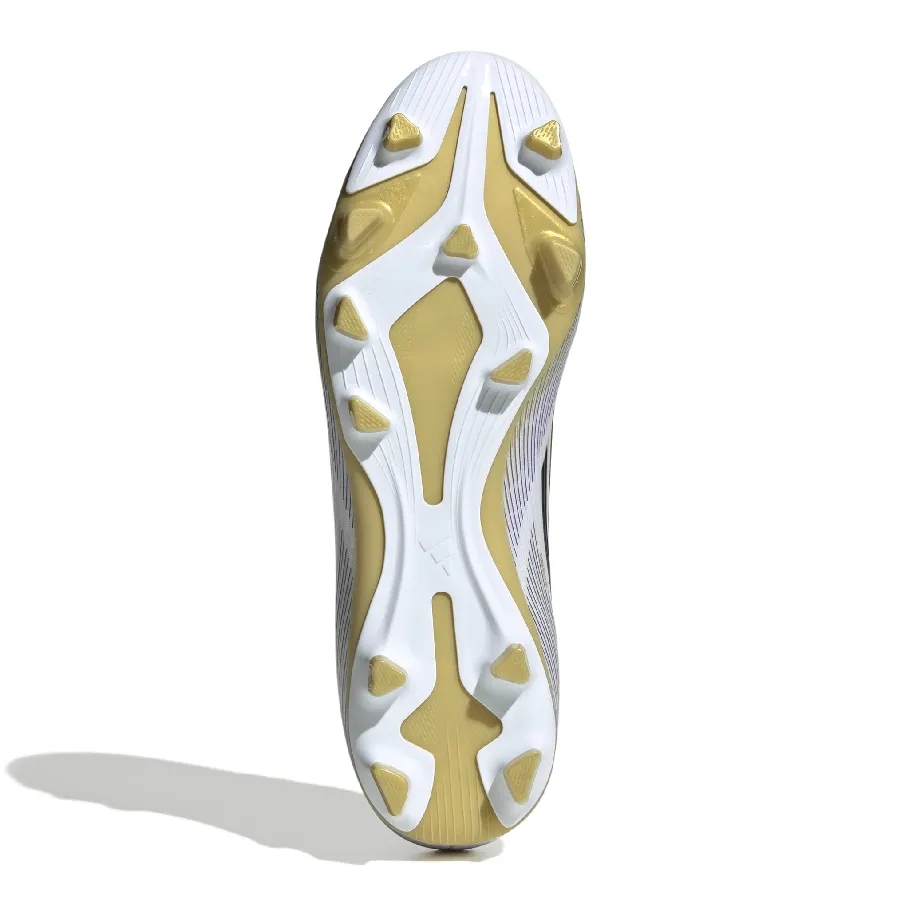 Imagen 4 de 7 de Botines adidas F50 Club Fg-BLANCO/NEGRO/DORADO